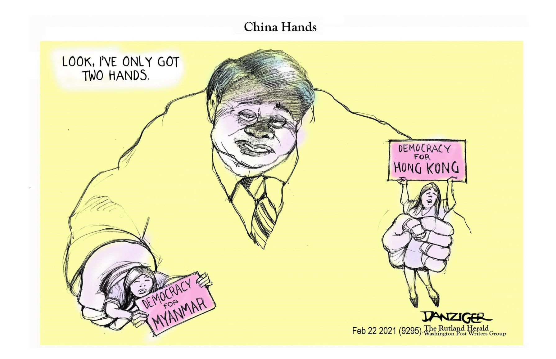 Jeff Danziger cartoon